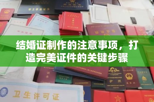 定州结婚证制作的注意事项，打造完美证件的关键步骤
