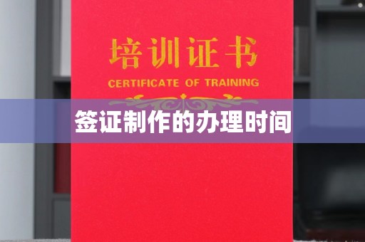 定州签证制作的办理时间
