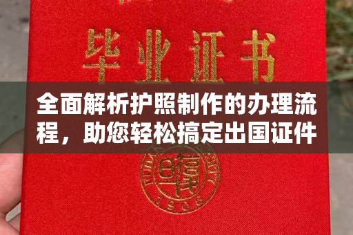 定州全面解析护照制作的办理流程，助您轻松搞定出国证件