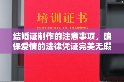 定州结婚证制作的注意事项，确保爱情的法律凭证完美无瑕