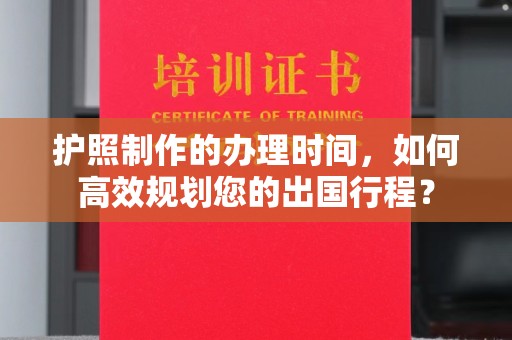 定州护照制作的办理时间，如何高效规划您的出国行程？