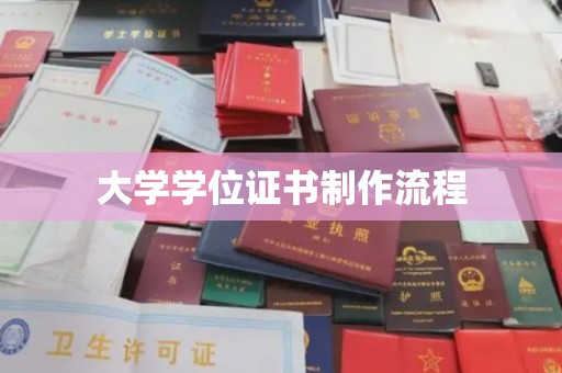 定州大学学位证书制作流程