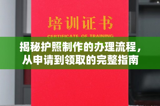 定州揭秘护照制作的办理流程，从申请到领取的完整指南